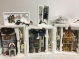 Five Piece Lot of Heritage Village Collection Dickens' Village Series