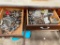Group of Car Parts in Small Garage Cabinets! Some Marked 74 Chrysler, You get what is Pictured