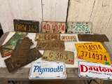 Misc Lot of Vintage Ohio & California License Plates