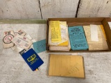 Group of Interesting Paper Goods that Includes an Auction Flyer!