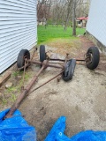 Unknown Rear End and Front Axel as Pictured, Been in Weeds a Long Time!!