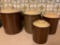 4 Piece Stoneware Canister Set