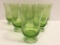 Set of 6 Light Green Drinking Glasses