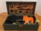 Vintage Wooden GI Joe Box w/Doll Clothes