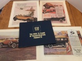 GM Book of 75 Years & Buick Prints