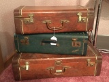 Set of 3 Vintage Luggage