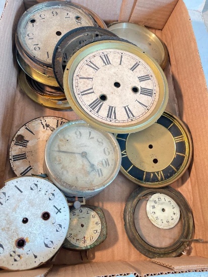 Misc Vintage Clock Faces & Parts