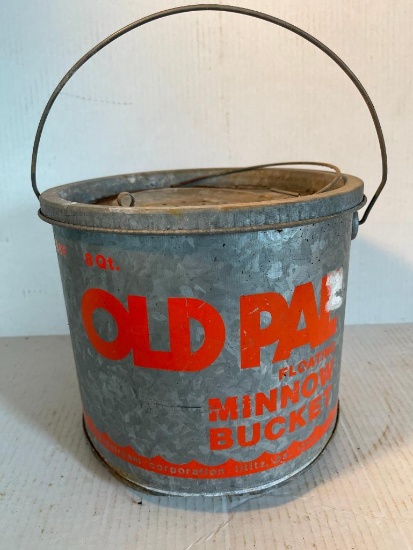 Old Pal Galvanized Bait Pail