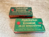 Two Boxes of Remington, Kleanbore 38-55 Winchester 255 Soft Grain Point Bullets No Shipping!!!!