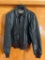 LL Bean Size 42 Leather Coat