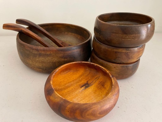 Wood Salad Set