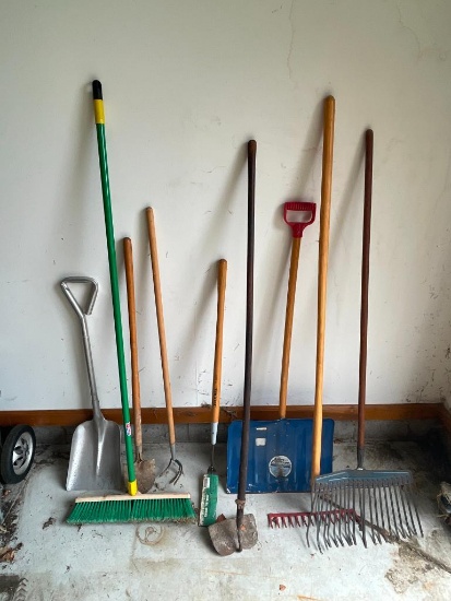 Yard Tool Lot as Pictured