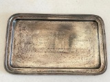 Tiffany & Co Sterling Silver Tray w/Inscription