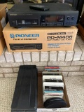 Pioneer 6 Disk Multi CD-Player Model #PD-M406 & Group of Misc CD's
