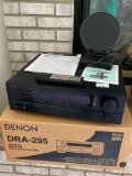 Denon Receiver Model Model #DRA-295 w/Indoor Amplified Antenna