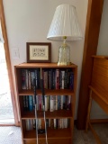 Multi Piece Lot Incl Lamp, Putters, Bookshelf & Books