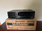 Sharp SA-R75AV(BK) Audio Video Receiver with Box
