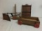 Misc Wood Lot Includes Mallot, Cart & More
