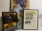 Group of Three Framed Pittsburgh Steelers Memorabilia