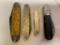 Group of 4 Vintage Pocket Knives
