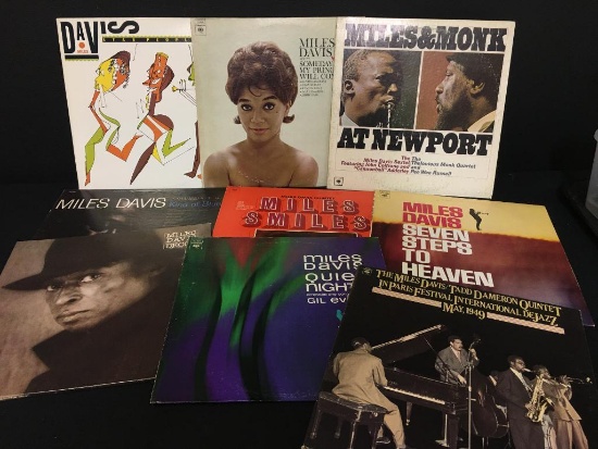 Group of 11 Vintage Miles Davis Albums