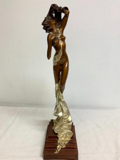 Vintage Angelo Basso "Primavera" Limited Edition Bronze Sculpture
