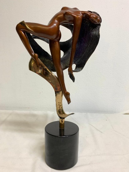 Vintage Angelo Basso Limited Edition Bronze Sculpture 109/175