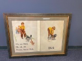 Framed, Vintage Dick Poster from Dock and Jane!