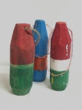 Group of 3 Wooden Buoys