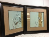 Pair of Framed Bird Prints