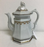 Ironstone Porcelain Coffee/Tea Pot Edward Walley Design