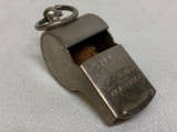 Vintage US Army Solid Brass Whistle