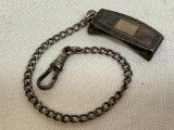 Antique Sterling Silver Wolverine Watch Fob