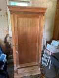 Wood Cabinet in Garage