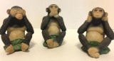 Resin Monkey See No Evil, Hear No Evil, Speak No Evil