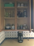 Contents of Two Upper Cabinets in Kitchen