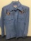 Vintage Russell Davis Denim Embroidered Shirt