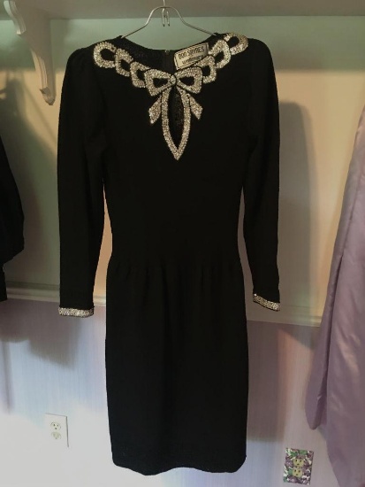 Don Sayers for Wellmore Rhinestone Wool Dress