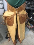 Tooled Leather Chaps