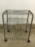 3 Shelf Wire Rolling Rack/Cart