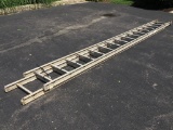 Aluminum Adjustable 30ft Ladder