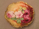 Limoges Hand Painted Porcelain Plate