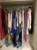 Vintage Clothing Lot in Basement Closet
