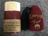 Vintage Shriners Masonic Fez Hat