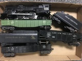 Vintage Lionel Train Cars with Engine