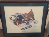 Framed Signed and Numbered Kentucky Wild Cats Print