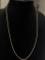 14k Gold Diamond Cut Rope Chain