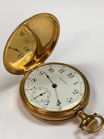 Waltham 14k Gold 16s Pocket Watch