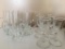 Group of Etched Glass Shot & Cordial Glasses