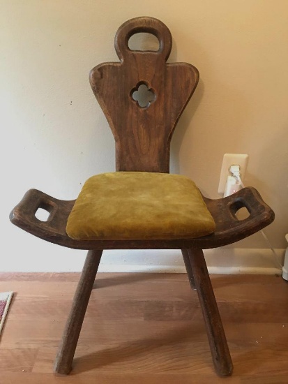 Wood Birthing Chair